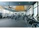State-of-the-art fitness center with modern equipment and plenty of natural light at 8375 E Windbound Ct Ct, Sarasota, FL 34240