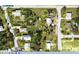 Parcel map view highlighting the property location and surrounding area within the community at 2191 Williamsburg Way, Englewood, FL 34224