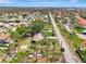 Expansive aerial view of a residential area highlighting the home's location at 35 Michigan Ave, Englewood, FL 34223