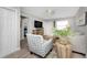 Inviting living area with natural light and direct access to the bedroom, perfect for relaxing at 5041 N Beach Rd # 4A And 4B, Englewood, FL 34223