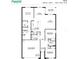 A detailed floor plan shows a spacious layout with bedrooms, kitchen, living areas, and a two-car garage at 5132 Schubert Trl, North Port, FL 34287