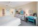 Cozy bedroom featuring neutral walls and a ceiling fan at 7237 Rum Bay Dr # 5022, Placida, FL 33946