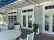 Exterior view featuring a spacious patio with outdoor seating, perfect for relaxation and social gatherings at 7237 Rum Bay Dr # 5022, Placida, FL 33946