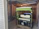 Garage with parked golf cart at 7237 Rum Bay Dr # 5022, Placida, FL 33946