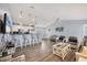 Open concept living space with kitchen bar and casual seating area at 97 Kettle Harbor Dr, Placida, FL 33946