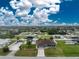 Overhead view of the property showing the lot size, structures, and location in the neighborhood at 10075 Bay Ave, Englewood, FL 34224
