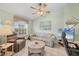 Comfortable living room with natural light featuring views through the window at 14281 Palm Ter, Port Charlotte, FL 33953