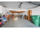 Spacious garage with ample storage, work space, and access for multiple uses and projects at 2727 N Beach Rd # 113, Englewood, FL 34223