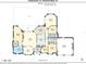 Detailed floor plan showcasing the home's layout, including living spaces, bedrooms, and garage at 4 Sportsman Ln, Rotonda West, FL 33947