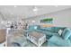 Spacious open-concept living area with dining, featuring modern decor and an abundance of natural light at 6000 Boca Grande Cswy # D38, Boca Grande, FL 33921
