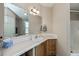 Bathroom with single sink and door to shower room at 6368 Pennell St, Englewood, FL 34224