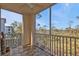Private screened balcony overlooking lush greenery, perfect for relaxation and outdoor enjoyment at 8409 Placida Rd # 305, Placida, FL 33946