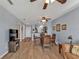 Spacious living room and dining area with view of the kitchen at 8409 Placida Rd # 305, Placida, FL 33946