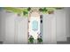 Aerial view of the complex, including the courtyard pool, seating and landscaping at 1420 Beach Rd # 203, Englewood, FL 34223
