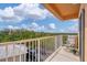 Bask in the sun on this wonderful balcony with views of the local landscaping and parking at 1420 Beach Rd # 203, Englewood, FL 34223