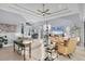 Spacious living room with modern decor and natural light, creating a warm and inviting atmosphere at 14286 Fort Worth Cir, Port Charlotte, FL 33981