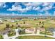 Birds-eye view of the house with lush green landscapes and blue skies at 20 Bunker Way, Rotonda West, FL 33947