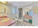 Bathroom with a shower stall, toilet, and vanity that offers a clean and functional space at 200 Rotonda W Blvd # A2, Rotonda West, FL 33947