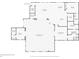Detailed floor plan showcasing layout of bathrooms, bedrooms, kitchen, living spaces and enclosed patio/pool at 213 Sunset Rd, Rotonda West, FL 33947