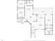 Floorplan depicting the layout of the home, including the kitchen, bedrooms, lanai, and bathrooms at 51 Mark Twain Ln, Rotonda West, FL 33947