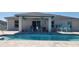 Enjoy this relaxing pool with poolside seating and an outdoor patio at 5388 Montego Ln, Port Charlotte, FL 33981