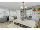 Charming dining room with a view through to living room, perfect for entertaining guests at 5619 Bayshore Rd # 240, Palmetto, FL 34221