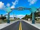 Street view of Dearborn Street in Englewood, FL, showcasing the street's entrance arch at 587 Viridian St, Englewood, FL 34223