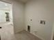 A laundry room with hookups and connections for laundry machines and equipment at 9172 Ravel St, Port Charlotte, FL 33981