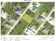 Property outlined in yellow with street and lot number details, showcasing location and neighborhood at 9172 Ravel St, Port Charlotte, FL 33981