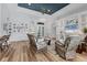 Spacious living room with wood floors and comfortable seating at 10082 Army Cir, Port Charlotte, FL 33981