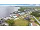 Aerial shot showcasing the waterfront homes and canal in a desirable neighborhood at 12605 Bacchus Rd, Port Charlotte, FL 33981