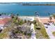 Gorgeous aerial shot showing a property with waterfront access and beach at 1432 Lemon Bay Dr, Englewood, FL 34223
