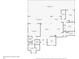 Detailed floor plan showcasing the layout with the primary bedroom, kitchen, screened patio, and living spaces at 15690 Viscount Cir, Port Charlotte, FL 33981
