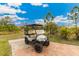 This souped-up golf cart features new tires and off-road capabilities for all of your transportation needs at 3700 Como St, Port Charlotte, FL 33948