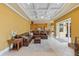 Open-concept living area flows seamlessly into the kitchen at 3700 Como St, Port Charlotte, FL 33948
