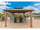 Waterfront outdoor bar with seating, perfect for entertaining and enjoying the serene canal view at 3700 Como St, Port Charlotte, FL 33948