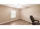This bedroom features neutral colors and lots of natural light at 4238 Golfair Ln, North Port, FL 34288
