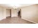 A cozy dining room features tile floors and neutral paint at 4238 Golfair Ln, North Port, FL 34288