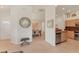Open-concept dining area with access to kitchen and living area providing great flow and natural light throughout the home at 1104 Yosemite Dr, Englewood, FL 34223