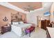 A main bedroom boasting plenty of space, and nautical themed decorations at 14810 Ingraham Blvd, Port Charlotte, FL 33981