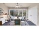 Bright sunroom with views of the backyard at 182 Rotonda W Blvd # B, Rotonda West, FL 33947