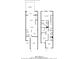 Detailed floor plan showing the square footage of the living room, kitchen, bedrooms, bathrooms, garage and porch at 20279 Lagente Cir, Venice, FL 34293