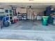 Spacious two car garage with a variety of shelves and storage at 2259 Lee Ter, Port Charlotte, FL 33952