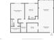 Floorplan view of a condo featuring two bedrooms, two bathrooms, living room, dining room, and kitchen at 2437 Harbor Blvd # 204, Port Charlotte, FL 33952