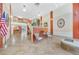 Inviting lobby area with seating, decor, and views of the upper level, creating a welcoming atmosphere at 2437 Harbor Blvd # 204, Port Charlotte, FL 33952