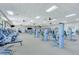 Bright gym boasts various machines and weights, perfect for maintaining an active lifestyle at 25207 Spartina, Venice, FL 34293