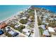 Aerial view showing property's location in relation to the coastline at 4078 N Beach Rd, Englewood, FL 34223