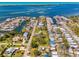 Breathtaking aerial shot showcasing the property's location and proximity to the waterfront at 698 & West W Perry St, Englewood, FL 34223