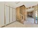 Exposed framing showcasing the interior structure and layout of the home during remodeling at 698 & West W Perry St, Englewood, FL 34223