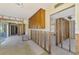 Kitchen with light wood cabinets and framed walls at 698 & West W Perry St, Englewood, FL 34223